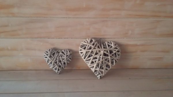 Medium Wicker Hearts